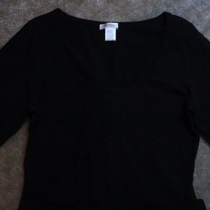Black Long Sleeve Bodysuit